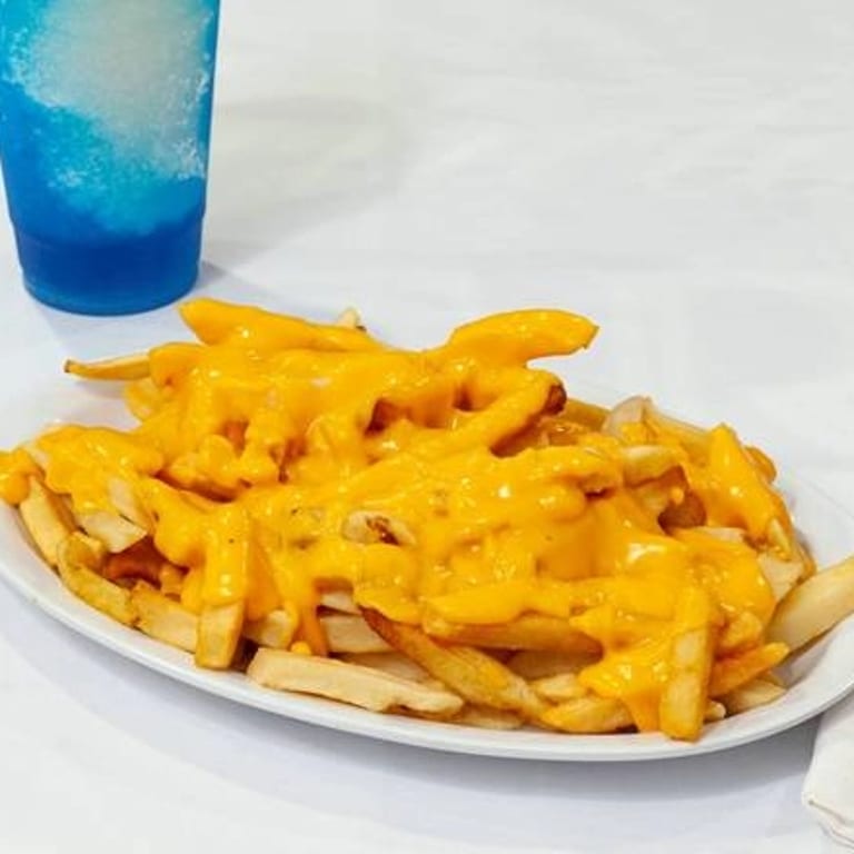 Delicious cheese fries just for you