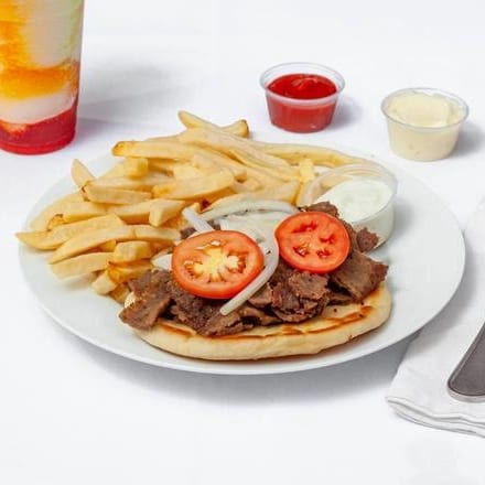 Gyro Sandwich Combo.