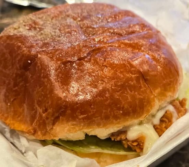 Crispy Chicken Breast Sandwich.
